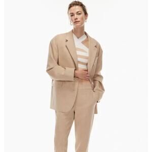 Aritizia Babaton Vogue Blazer Womens sz 1 Travertine Beige Oversized